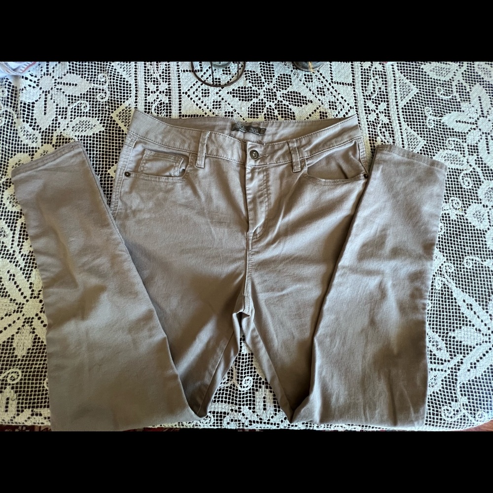 PrAna khaki jeans size 12